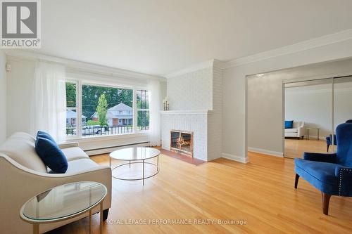181 Northwestern Avenue, Ottawa, ON - Indoor Photo Showing Living Room With Fireplace