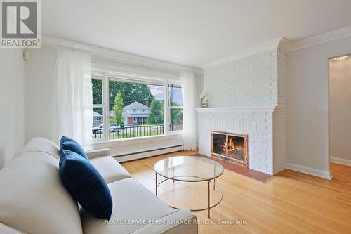 181 Northwestern Avenue, Ottawa, ON - Indoor Photo Showing Living Room With Fireplace
