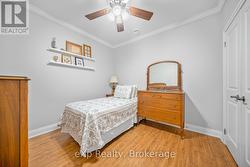 Den with Double Closet and Ceiling Fan - 