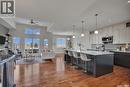 22 315 Ledingham Drive, Saskatoon, SK  - Indoor Photo Showing Kitchen With Upgraded Kitchen 