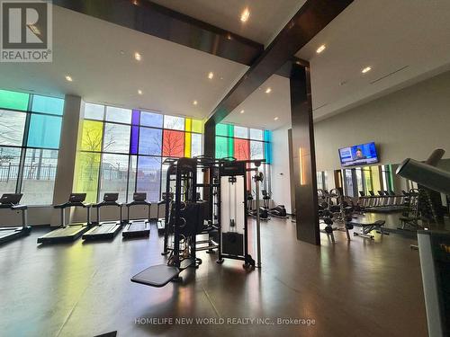 1705 - 12 Gandhi Lane, Markham, ON - Indoor Photo Showing Gym Room