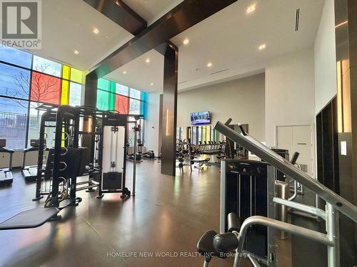 1705 - 12 Gandhi Lane, Markham, ON - Indoor Photo Showing Gym Room
