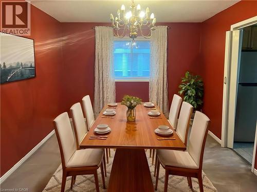 88 Chamberlin Drive Unit# Upper, Cambridge, ON - Indoor Photo Showing Dining Room