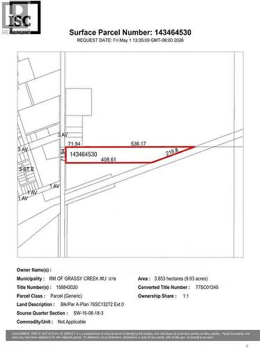 8241 Range Road, Shaunavon, SK 