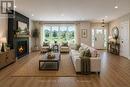 AI Generated - 10466 St John Street, North Dundas, ON  - Indoor Photo Showing Living Room With Fireplace 