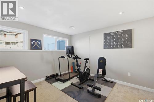 1047 Kolynchuk Crescent, Saskatoon, SK - Indoor Photo Showing Gym Room