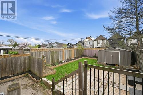 Fence lattice to be completed prior to closing - 46 Mayflower Avenue, Hamilton, ON - Outdoor