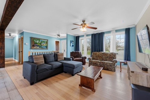 Salon - 494 Rue Fortin, Napierville, QC - Indoor Photo Showing Living Room
