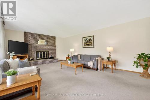 147 Second Line, Douro-Dummer, ON - Indoor Photo Showing Living Room With Fireplace