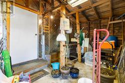 Back down on the main floor - storage room. - 