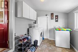 With storage and laundry. - 