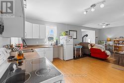 Walk-in to open concept living space. - 