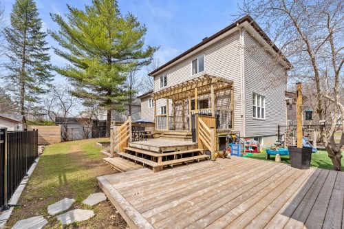 Cour - 875 Rue St-Vincent, Saint-Jérôme, QC - Outdoor With Deck Patio Veranda