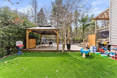Cour - 875 Rue St-Vincent, Saint-Jérôme, QC - Outdoor With Deck Patio Veranda With Backyard