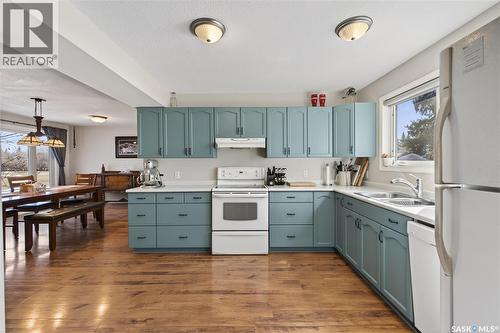 149 2Nd Avenue S, Pierceland, SK - Indoor Photo Showing Kitchen With Double Sink