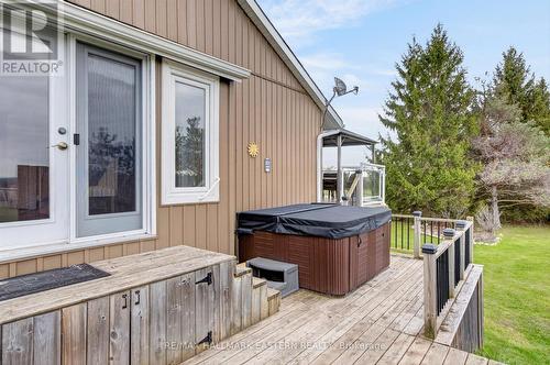 Hot tub time. - 1229 Morton Line, Cavan Monaghan (Cavan Twp), ON - Outdoor With Deck Patio Veranda With Exterior