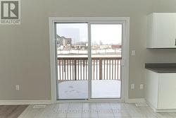 Backyard view through Door - 