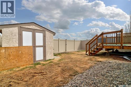 6343 Hird Crescent, Regina, SK - Outdoor With Deck Patio Veranda
