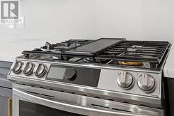 New stainless steel appliances, gas stove - 