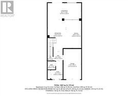Floorplan for main level - 