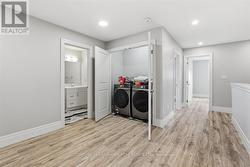 Laundry closet with washer/dryer - 