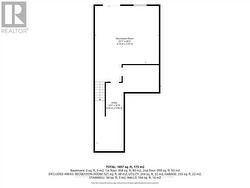 Floorplan of basement - 