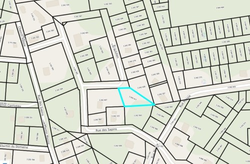 Plan (croquis) - Rue Julien, Saint-Jérôme, QC 