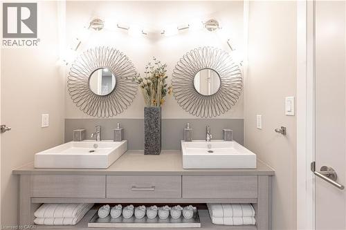 Bathroom with double vanity and a sink - 477 Blair Creek Drive, Kitchener, ON - Indoor Photo Showing Bathroom