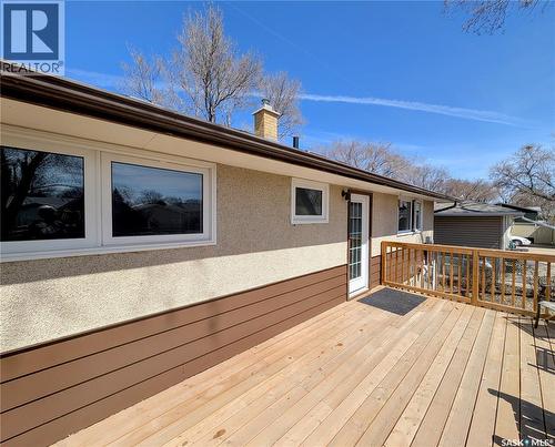 102 Mollard Crescent, Regina, SK - Outdoor With Deck Patio Veranda With Exterior