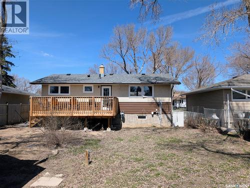 102 Mollard Crescent, Regina, SK - Outdoor With Deck Patio Veranda