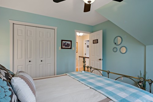Chambre à coucher - 371 Ch. Maskinongé, Amherst, QC - Indoor Photo Showing Bedroom