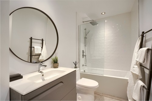Bathroom - 1-6322 Av. Des Érables, Montréal (Rosemont/La Petite-Patrie), QC - Indoor Photo Showing Bathroom