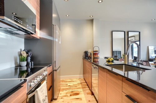 Kitchen - 1-6322 Av. Des Érables, Montréal (Rosemont/La Petite-Patrie), QC - Indoor Photo Showing Kitchen