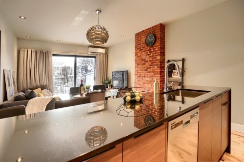 Kitchen - 1-6322 Av. Des Érables, Montréal (Rosemont/La Petite-Patrie), QC - Indoor
