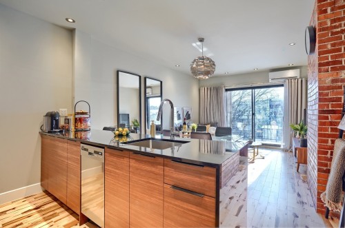 Kitchen - 1-6322 Av. Des Érables, Montréal (Rosemont/La Petite-Patrie), QC - Indoor