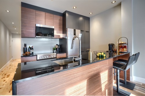 Kitchen - 1-6322 Av. Des Érables, Montréal (Rosemont/La Petite-Patrie), QC - Indoor Photo Showing Kitchen