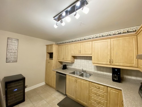 Kitchen - 107-945 Rue Muir, Montréal (Saint-Laurent), QC - Indoor Photo Showing Kitchen With Double Sink