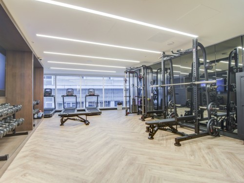 Salle d'exercice - 4905-1288 Rue St-Antoine O., Montréal (Ville-Marie), QC - Indoor Photo Showing Gym Room