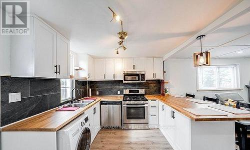 43 Adair Avenue, Hamilton, ON - Indoor Photo Showing Kitchen With Double Sink