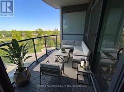 virtually staged balcony - 