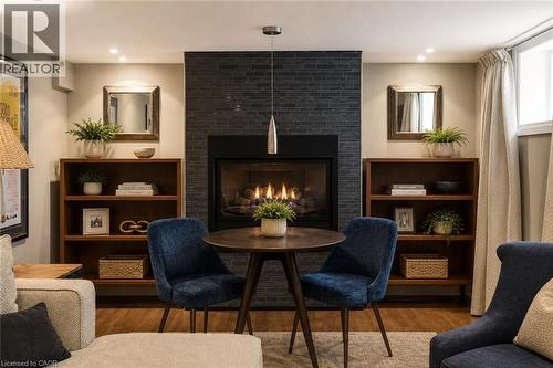 2137 Deyncourt Drive, Burlington, ON - Indoor With Fireplace
