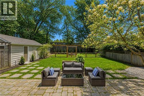 Virtually created foliage/season - 2137 Deyncourt Drive, Burlington, ON - Outdoor With Backyard