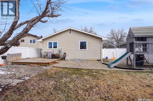 23 Scrivener Crescent, Regina, SK - Outdoor With Deck Patio Veranda