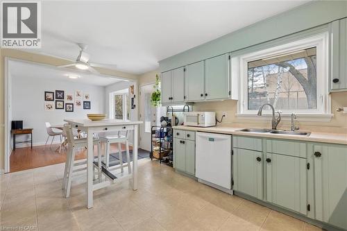 20 Katherine Crescent, Kitchener, ON - Indoor Photo Showing Kitchen With Double Sink