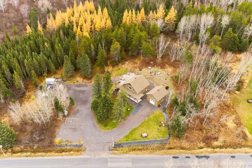 Photo aérienne - 653 2E Rang, Saint-Charles-De-Bourget, QC - Outdoor With View