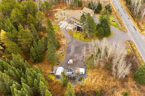 Photo aérienne - 653 2E Rang, Saint-Charles-De-Bourget, QC - Outdoor With View