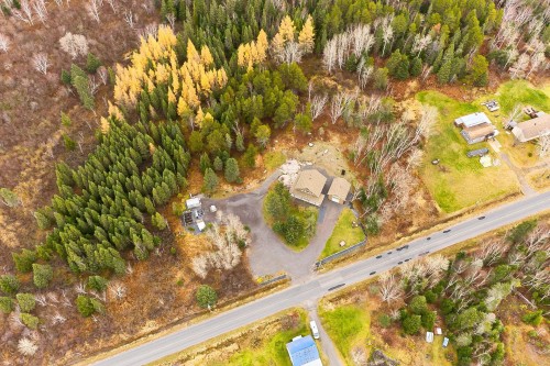 Photo aérienne - 653 2E Rang, Saint-Charles-De-Bourget, QC - Outdoor With View