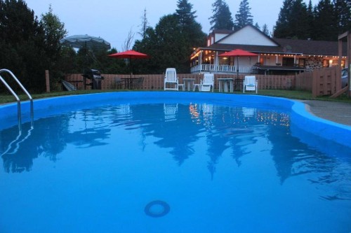 Piscine - 1140 Route 117, Val-David, QC - Outdoor With Backyard