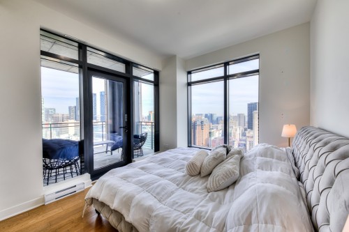 Chambre à coucher - Ph-3002-628 Rue St-Jacques, Montréal (Ville-Marie), QC 