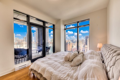 Chambre à coucher - Ph-3002-628 Rue St-Jacques, Montréal (Ville-Marie), QC 